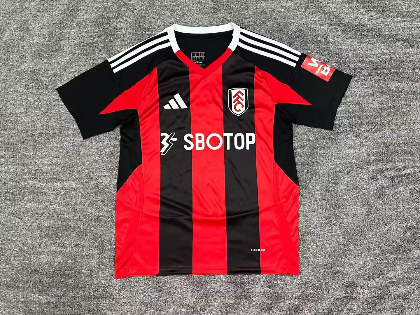 AAA Quality Fulham 24/25 Away Black/Red Soccer Jersey